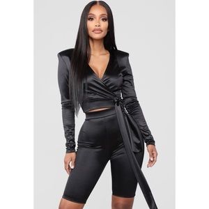 Fashion Nova Satin Set